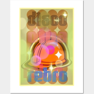 Disco Retro Posters and Art